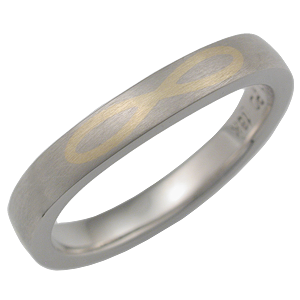Custom Two Tone Wedding Band
